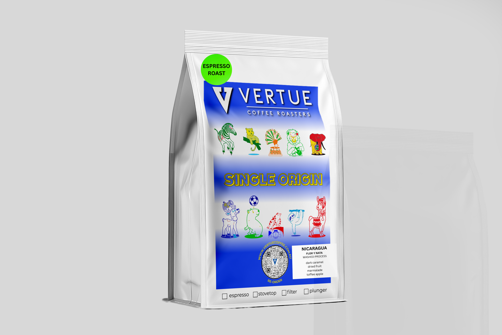 Photo of Nicaragua Flor Y Nata Microlot ESPRESSO Roast – Vertue Coffee Roasters
