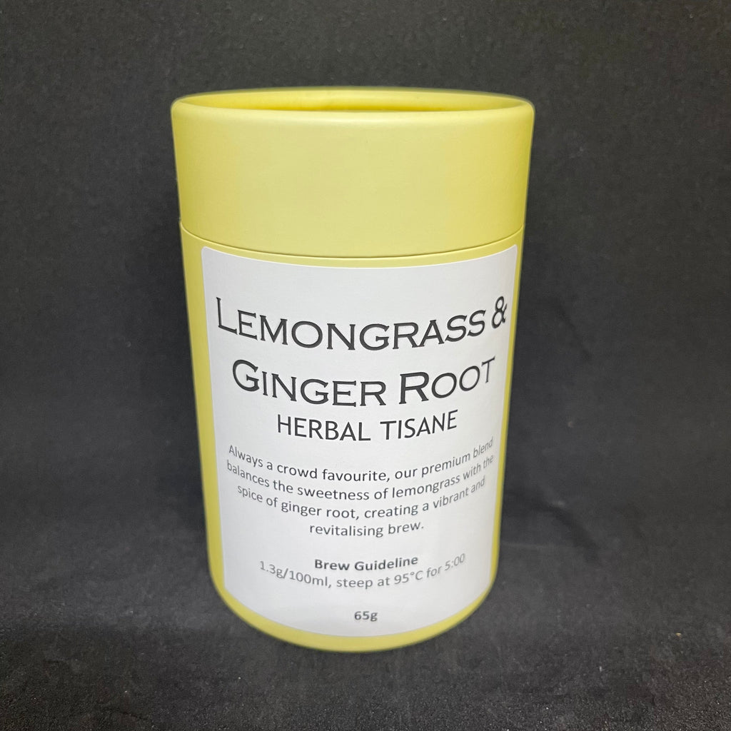 Lemongrass & Ginger Root Tisane Tube Vertue Coffee Roasters